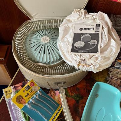 Vintage General Electric Hair Dryer Lot