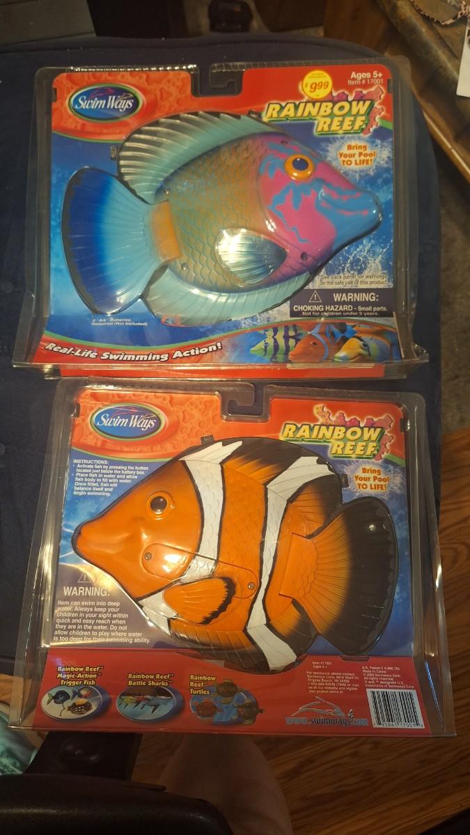 Swimways rainbow reef fish deals