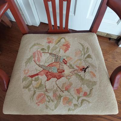 Armchair with Needlepoint Upholstered Seat and more (GE-BBL)