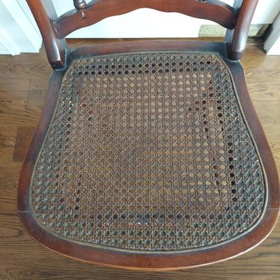 Cane Seat Chair w/ Metal Lamp (LR-BBL)