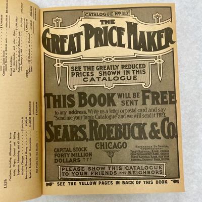 1908 Sears, Roebuck Catalog