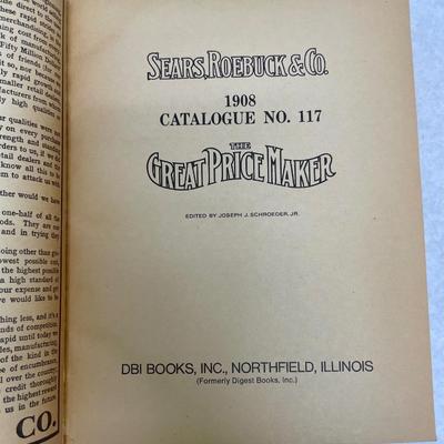 1908 Sears, Roebuck Catalog
