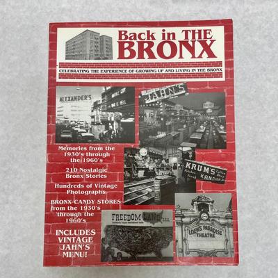 Back in the Bronx Reminiscing Book