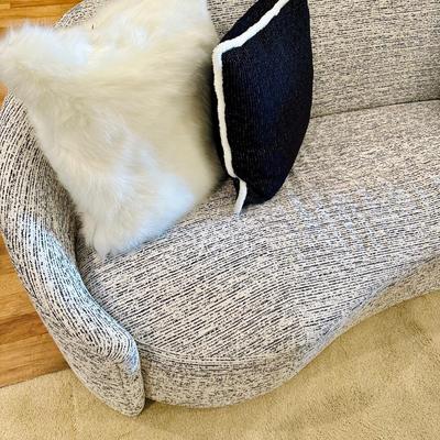 Brand New Bernhart Sofa with tags ~ Black and White with Pillows