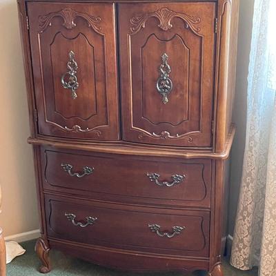 Short Darkwood Armoire