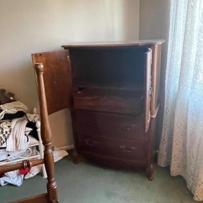 Short Darkwood Armoire
