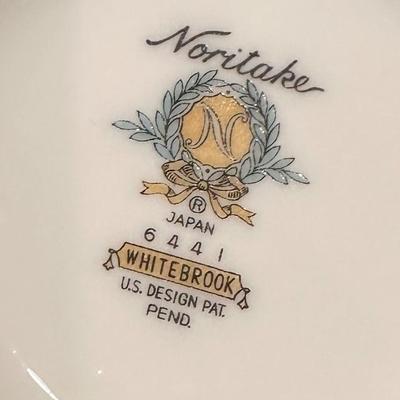 Entire set of Noritake Whitebrook all pieces included in photos