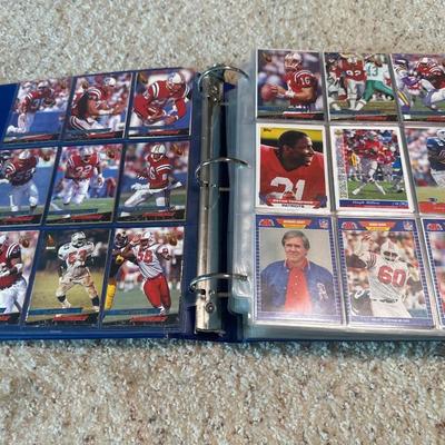 Football card album collection