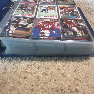 Football card album collection