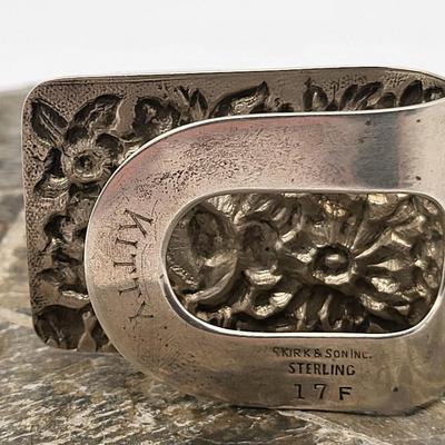 S. Kirk & Sons Repousse Sterling Money Clip 18gr