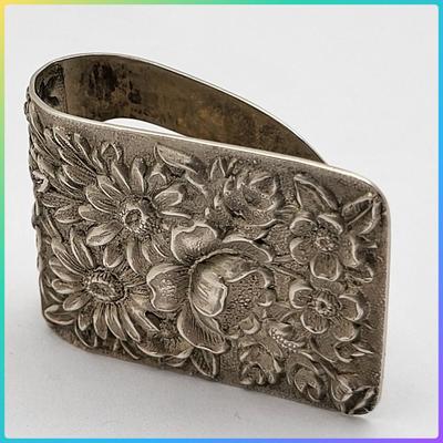 S. Kirk & Sons Repousse Sterling Money Clip 18gr