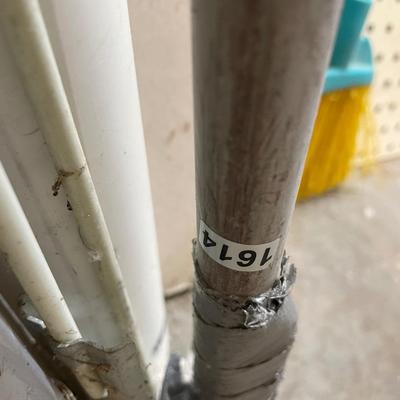 Misc plastic pipe,bike flag etc