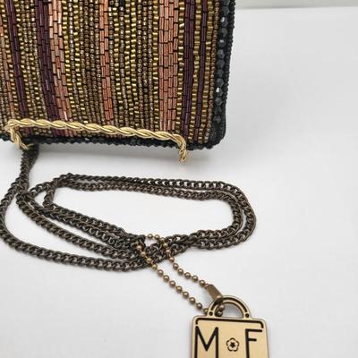 Mary Frances Glass Beaded Bag