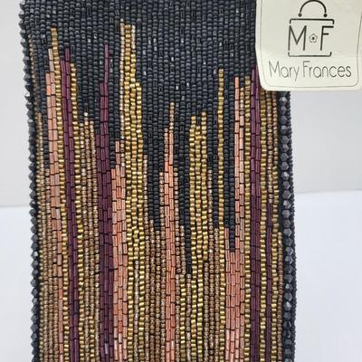Mary Frances Glass Beaded Bag