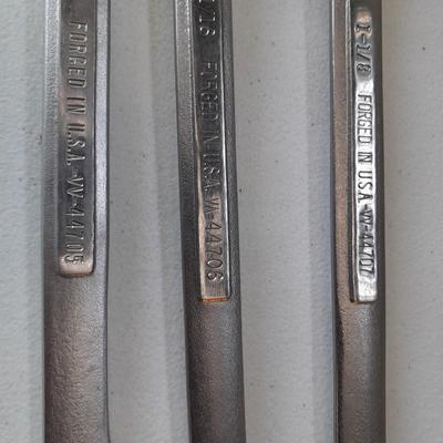 Three large Craftsman Wrenches - 1" - 1 -/16" & 1 -1/8"