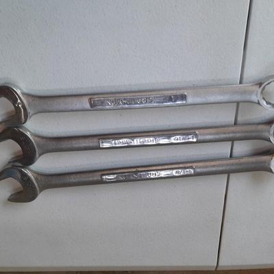 Three large Craftsman Wrenches - 1" - 1 -/16" & 1 -1/8"