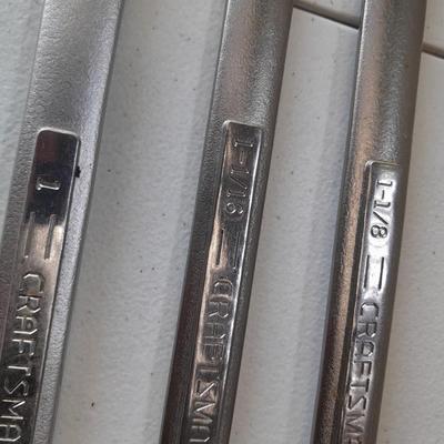 Three large Craftsman Wrenches - 1" - 1 -/16" & 1 -1/8"