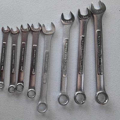 Craftsman 8-piece wrench set - nice CRAFTSMAN wrenches!