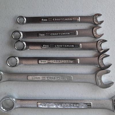 Craftsman 8-piece wrench set - nice CRAFTSMAN wrenches!