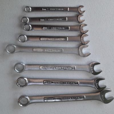 Craftsman 8-piece wrench set - nice CRAFTSMAN wrenches!