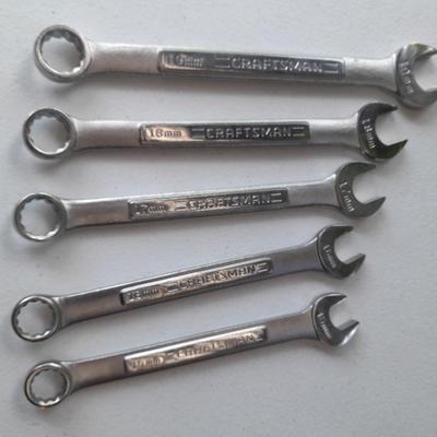 Craftsman 5-piece wrench set - nice CRAFTSMAN wrenches!