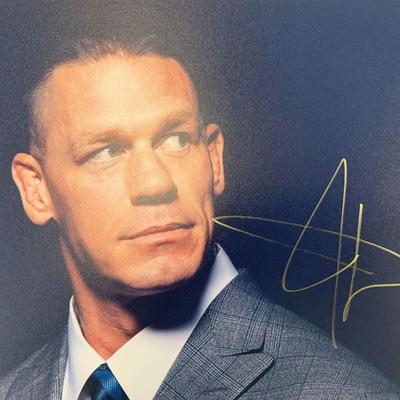 John Cena signed photo