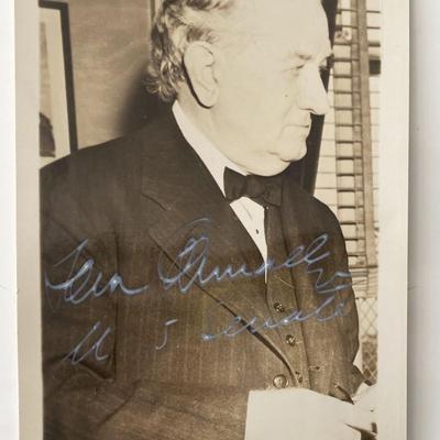 TX Senator Tom Conally signed photo