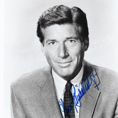 Efrem Zimbalist Jr. signed 77 Sunset Strip photo