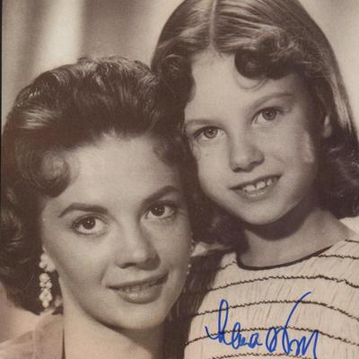 Lana Wood signed photo. GFA Authenticated