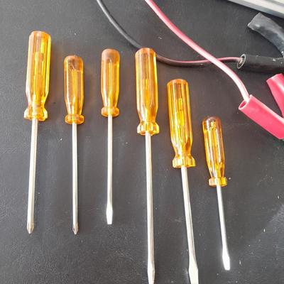 Nice Schumacher Speed Charge - screwdrivers - and a nifty flashlight