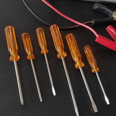 Nice Schumacher Speed Charge - screwdrivers - and a nifty flashlight