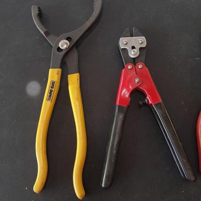 Specialty pilers - Oil filter pliers - Craftsman cutters - Angler pliers & small bolt cutters