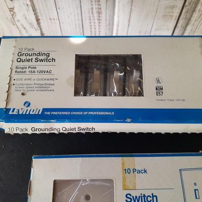 Household Electrical switches and boxes - Remodel / House build Electrical with covers! GFI