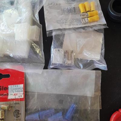 Small electronics Electrical needs - several types of wire cutter pliers - hardware - and more