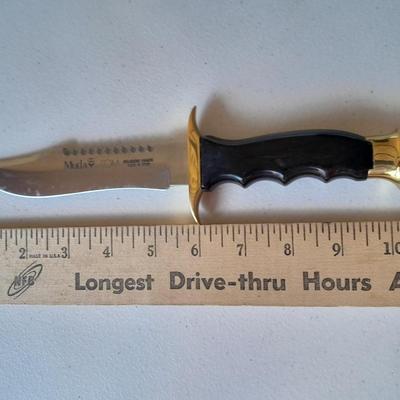 Brand new - Muela Knife with sheath - handcrafted in Spain Molbdeno Vanadic = Molbdenum Vanadic Tacticle knife