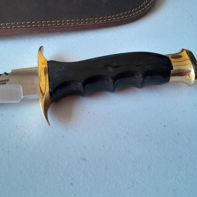 Brand new - Muela Knife with sheath - handcrafted in Spain Molbdeno Vanadic = Molbdenum Vanadic Tacticle knife