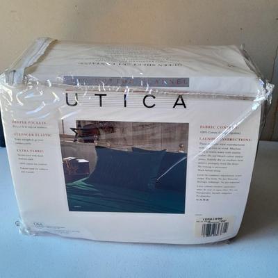 Brand New - UTICA Queen 100% Cotton Flannel sheet set - Just in Time for FALL! Deep pocket