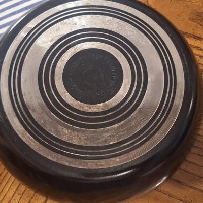 3 skillets and a pot holder set