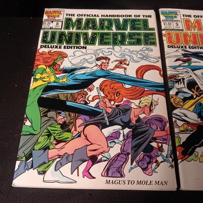 3 MARVEL UNIVERSE COMIC BOOKS