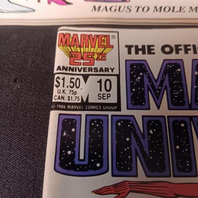 3 MARVEL UNIVERSE COMIC BOOKS