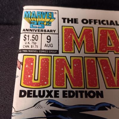 3 MARVEL UNIVERSE COMIC BOOKS