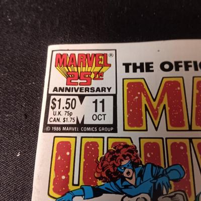 2 MARVEL UNIVERSE COMIC BOOKS