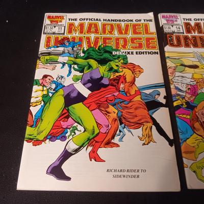 2 MARVEL UNIVERSE COMIC BOOKS