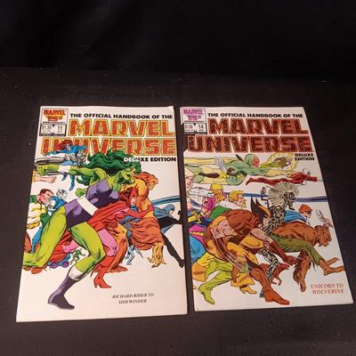 2 MARVEL UNIVERSE COMIC BOOKS