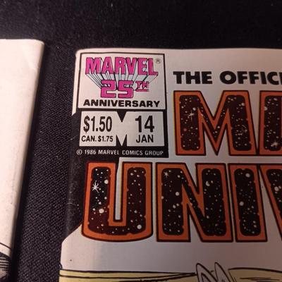 2 MARVEL UNIVERSE COMIC BOOKS