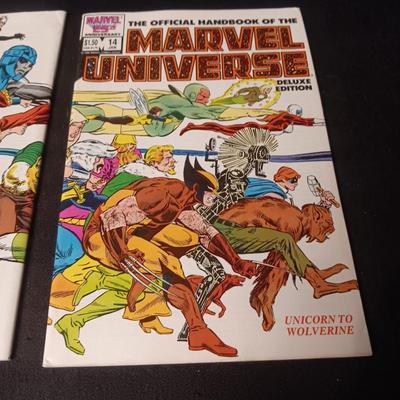 2 MARVEL UNIVERSE COMIC BOOKS