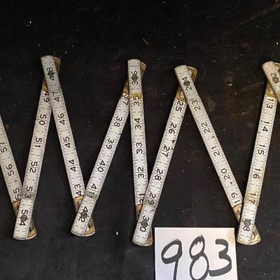 Vintage Lufkin Wood Ruler