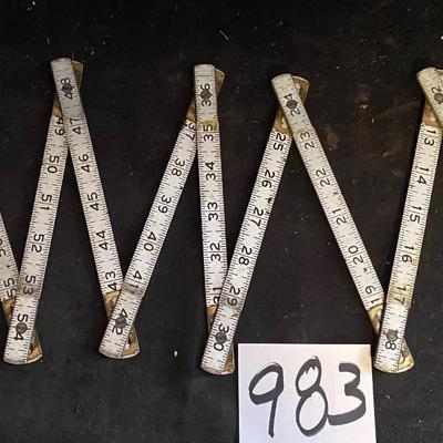 Vintage Lufkin Wood Ruler