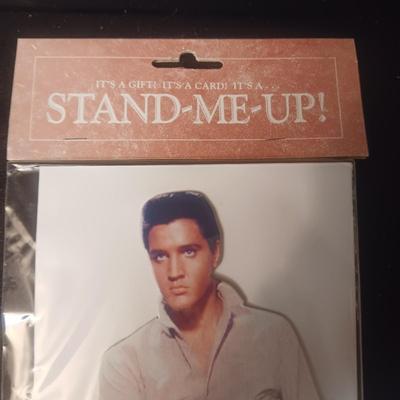 ELVIS 2 PC TOWEL SET AND A STAND ALONE GREETING CARD