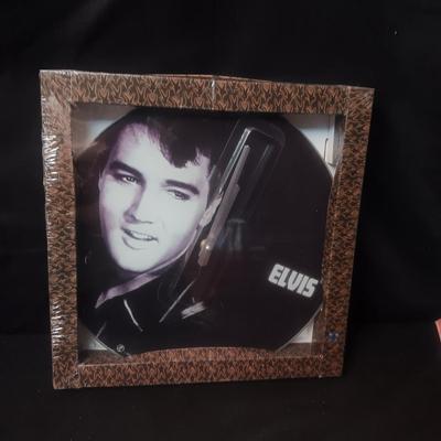 ELVIS 12" GLASS WALL CLOCK
